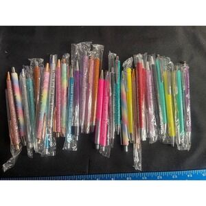Teling 30 Pcs Glitter Ballpoint Pens Thank You For Being Awesome Bulk Set JG3054